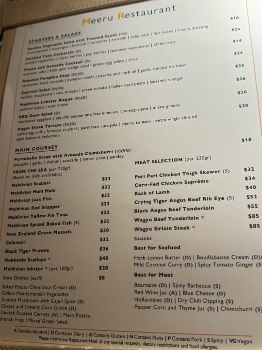 Gastro Constance Halaveli Maldives