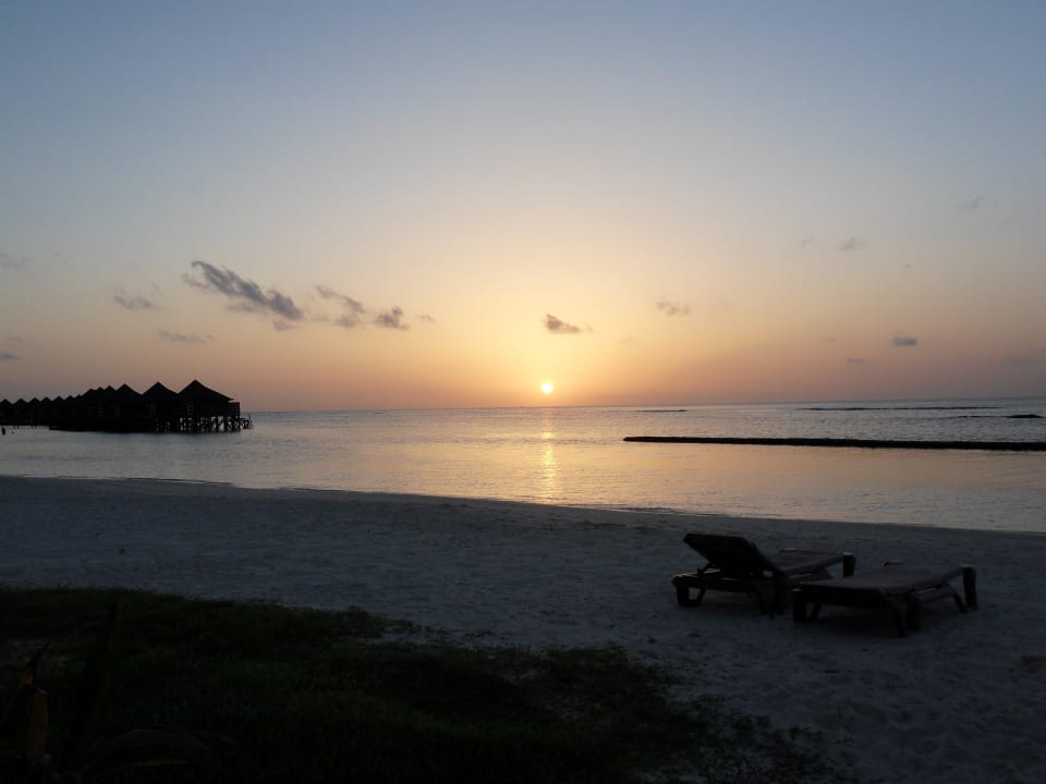 Das war unser erster Sonnenuntergang Kuredu Island Resort & Spa