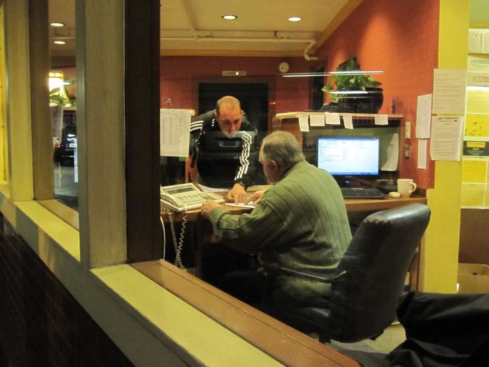 Rezeption war 24Std. besetzt Hotel Oasis Inn