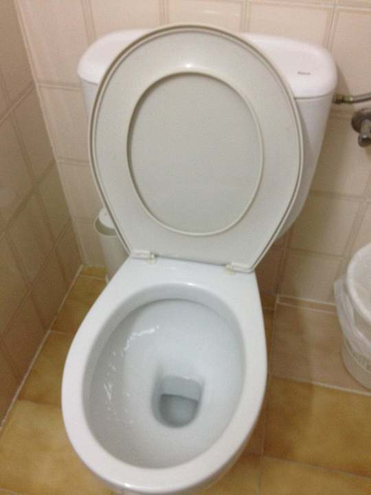 Saubere Toilette Hostel Los Alamos