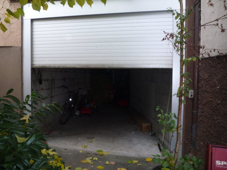 Die sicher verschlossene Garage Gasthaus zur Linde