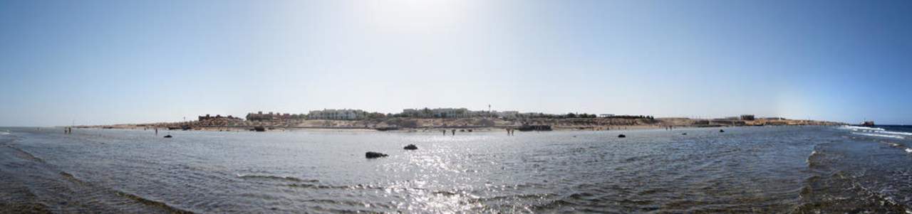 Strand vom Riff aus Charmillion Sea Life Resort