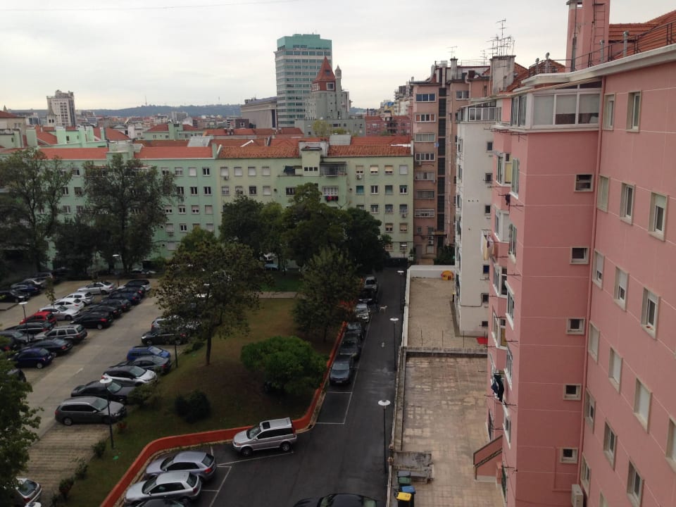Ausblick auf den Hinterthof Residencial do Areeiro