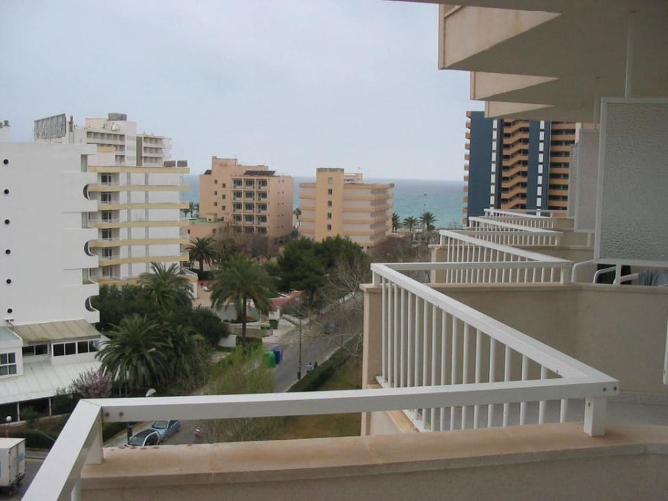 Ausblick vom Balkon BG Hotel Caballero