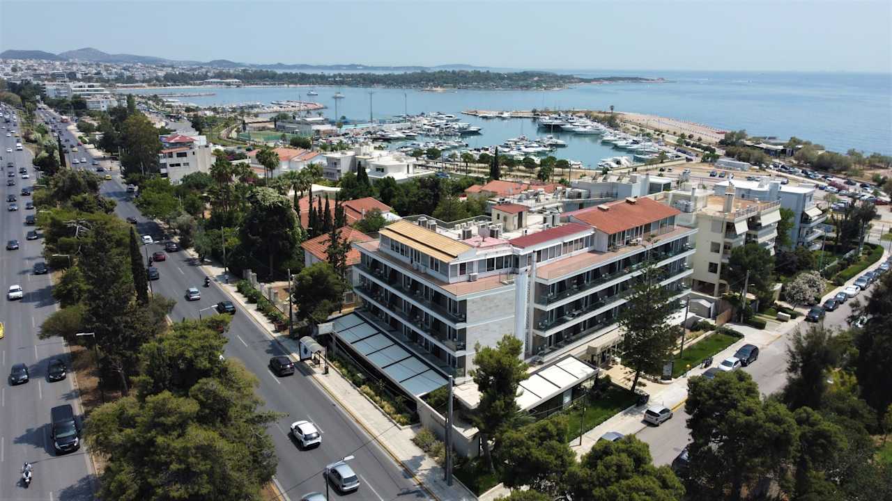 Außenansicht Hotel Palmyra Beach