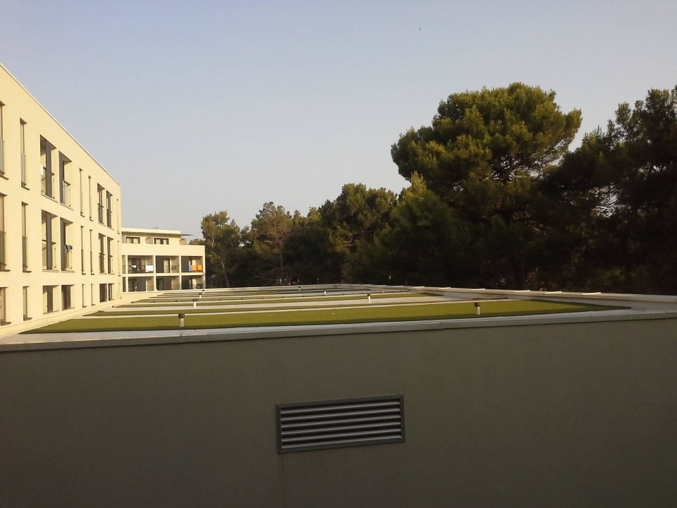 Ausblick Balkon Zimmer mit Gartenblick Hotel Parentium Plava Laguna