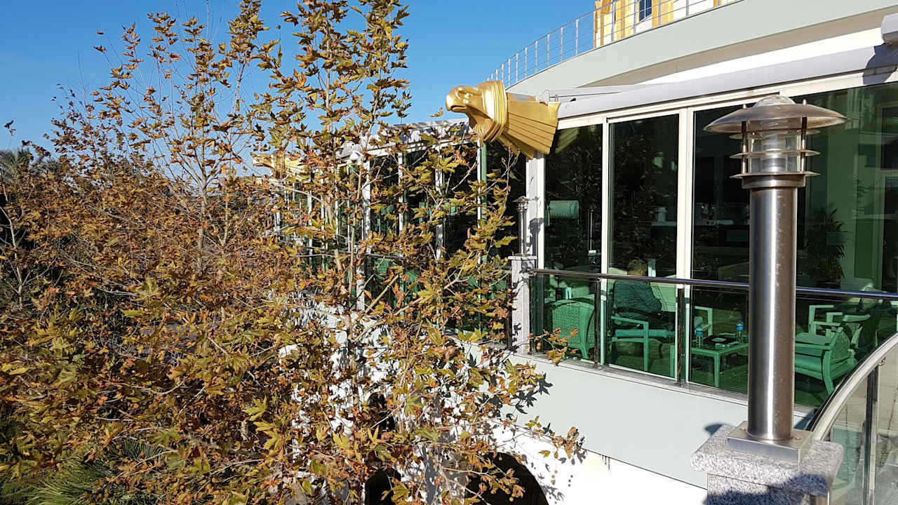 Wintergarten / Raucherbereich Hotel Delphin Imperial