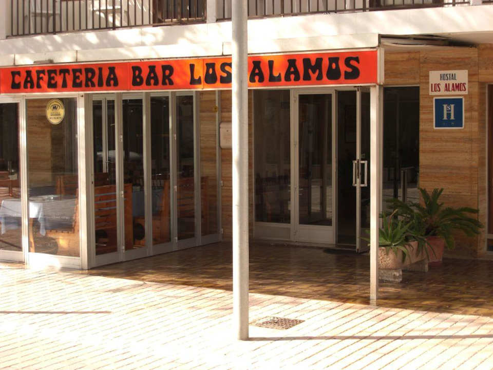 Eingang des Hostels Hostel Los Alamos