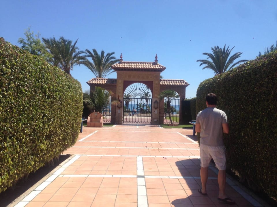 On the way to the beach Iberostar Waves Málaga Playa