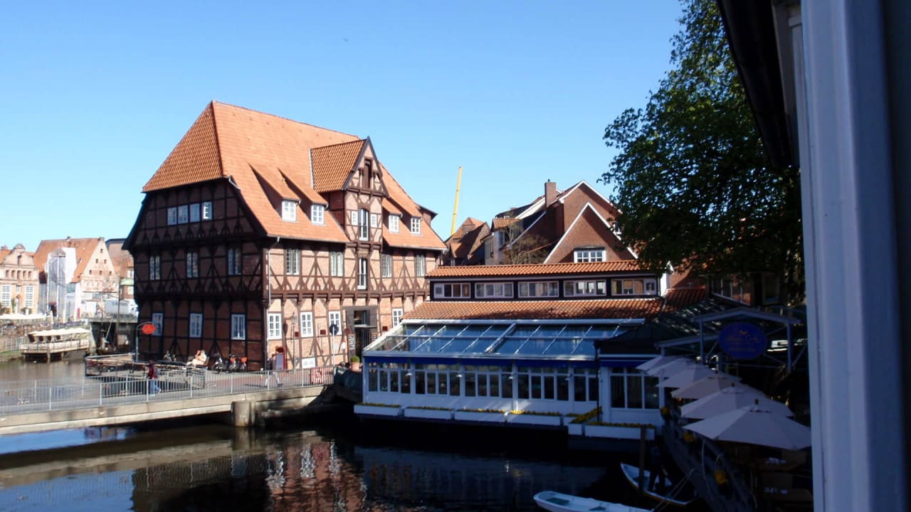 Ausblick vom Hotelzimmer Bergström Hotel Lüneburg