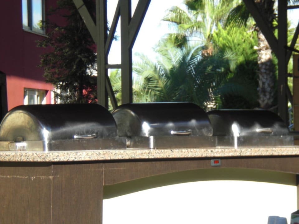 Dreckige Behälter am Morgen  Hotel Orfeus Park