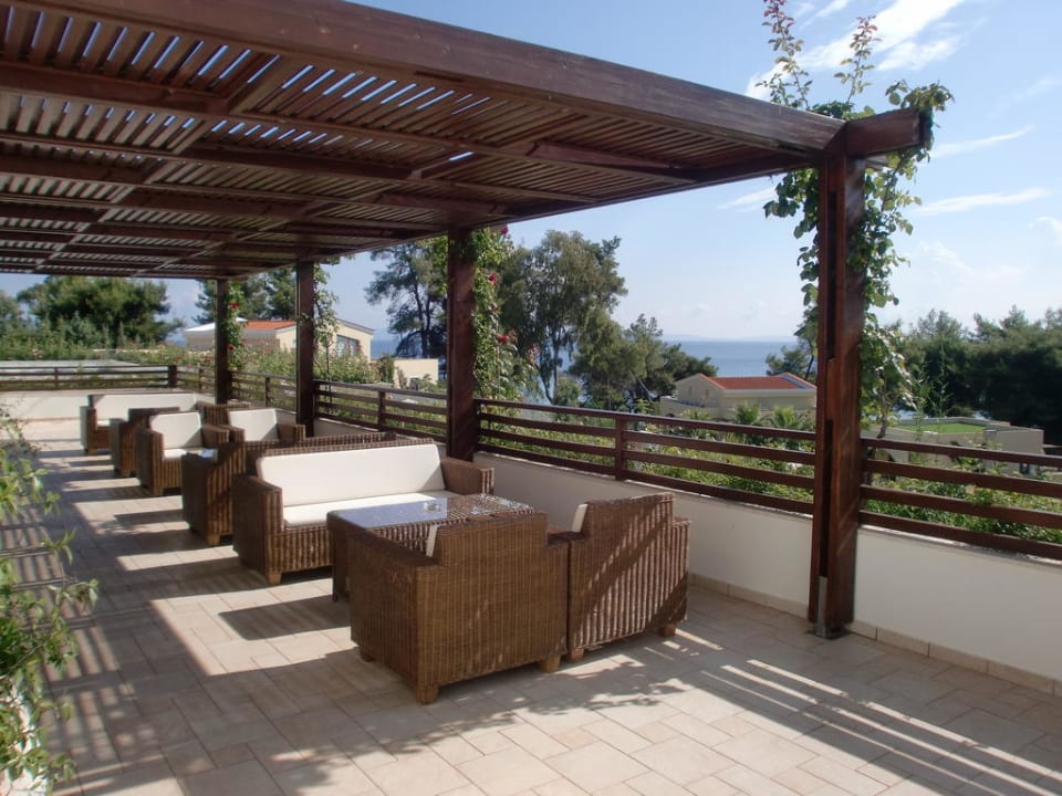 Balkon der Lobby (unterer Teil der Anlage) Aegean Melathron Thalasso Spa Hotel