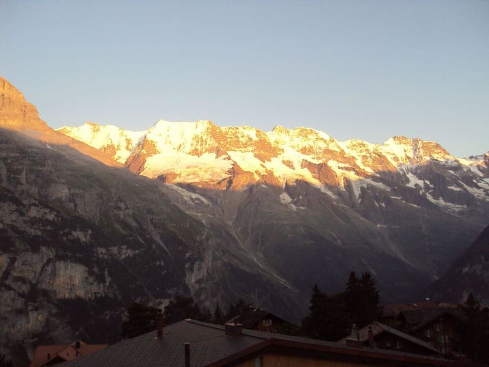 Coucher de soleil Hotel Jungfrau