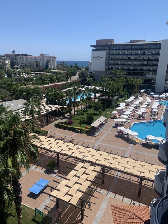 Ausblick Hotel Royal Garden Beach