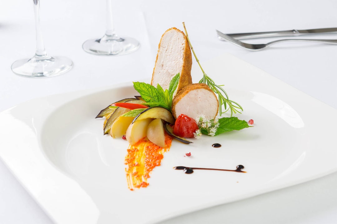 Gourmet Dishes at Dionysos a la carte restaurant Sun Beach Resort