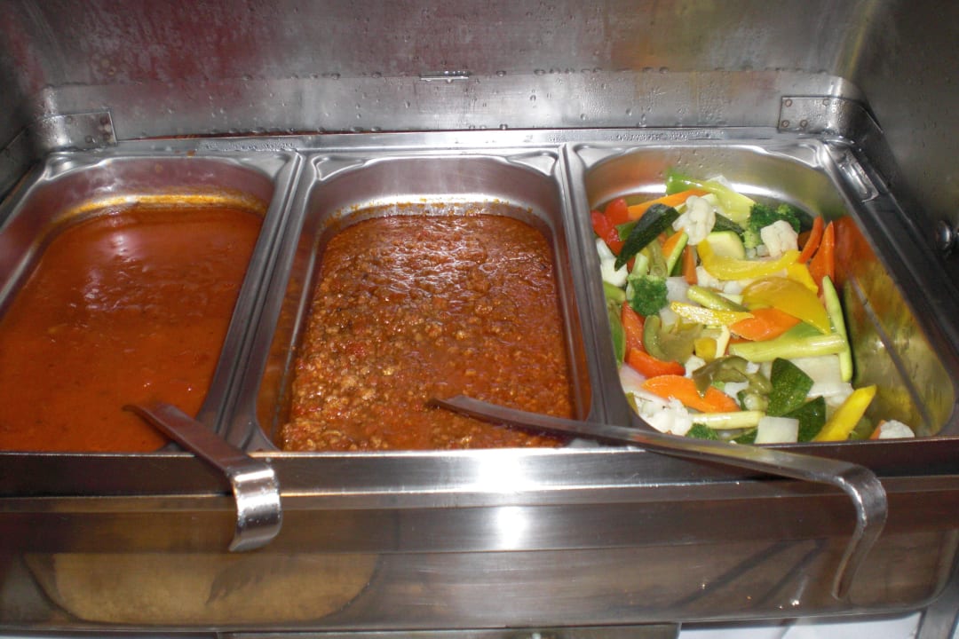 Gemüse und Pastasaucen Hotel Central