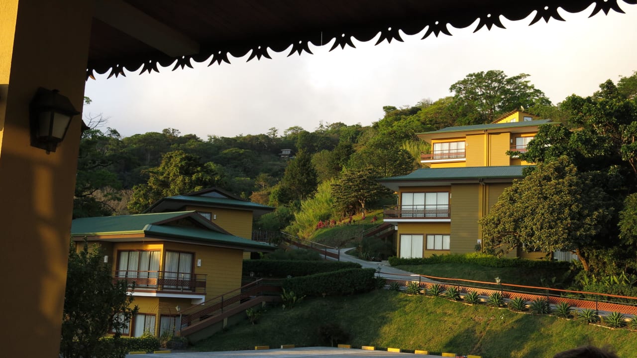 Blick von der Rezeption aus Hotel Ficus Sunset Suites