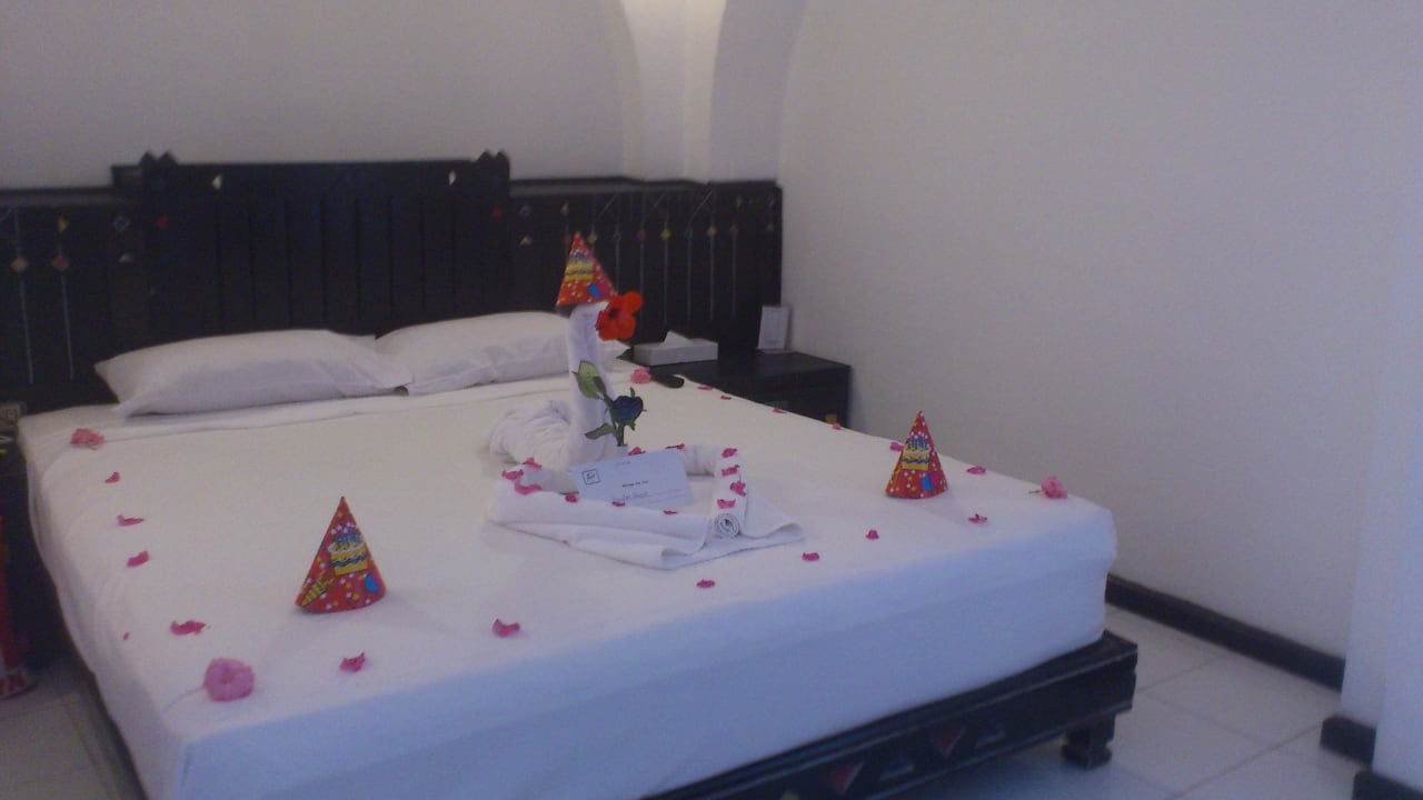 Bettschmuck bei Geburtstag Arabella Azur Resort