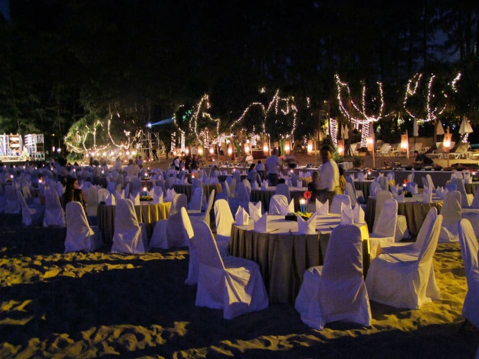 Silvesterfeier am Beach vom Naithonburi Hotel Naithonburi Beach Resort