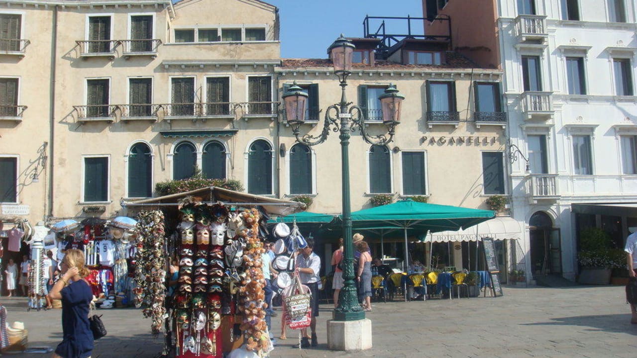 Sicht von der Promenade aus Hotel Paganelli