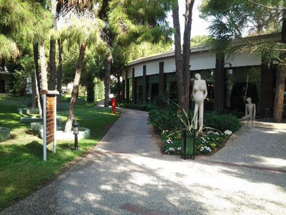 Sicht zur Rezeption Voyage Belek Golf & Spa