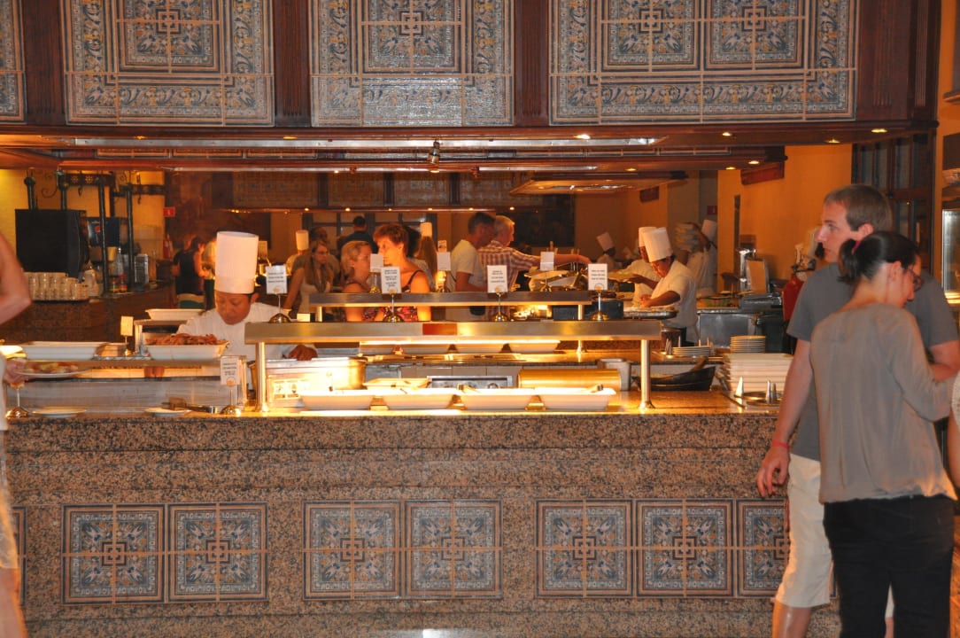 Teil des Buffet´s Hotel Riu Tequila