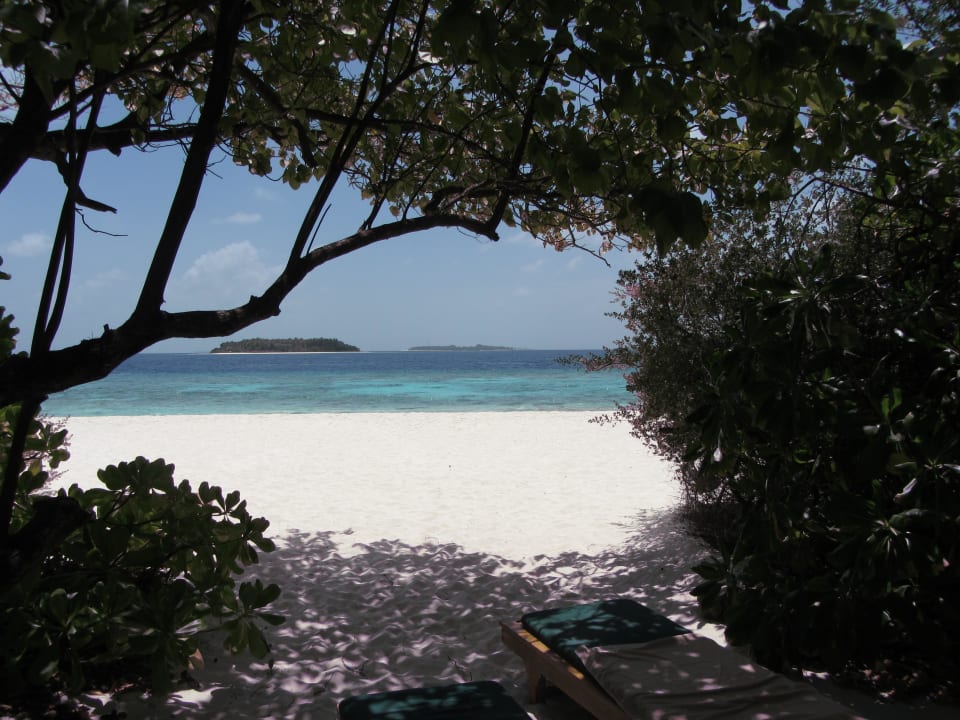Ausblick vom Bungalow NH Collection Maldives Reethi Resort
