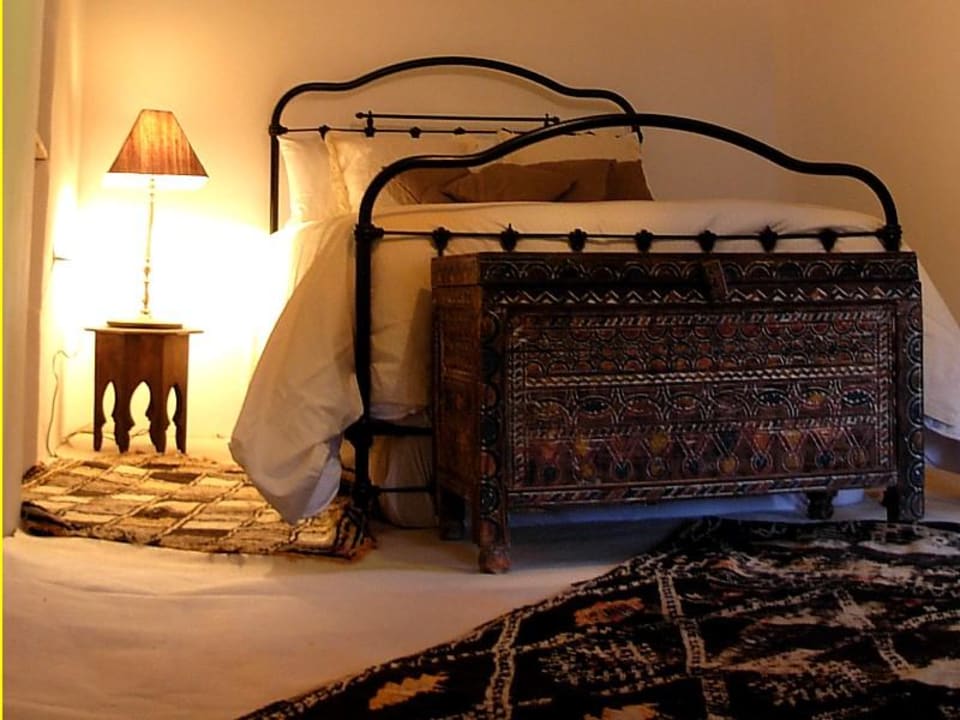 Chambres des voyageurs lit double Guesthouse Kasbah Tigmi N'Oufella