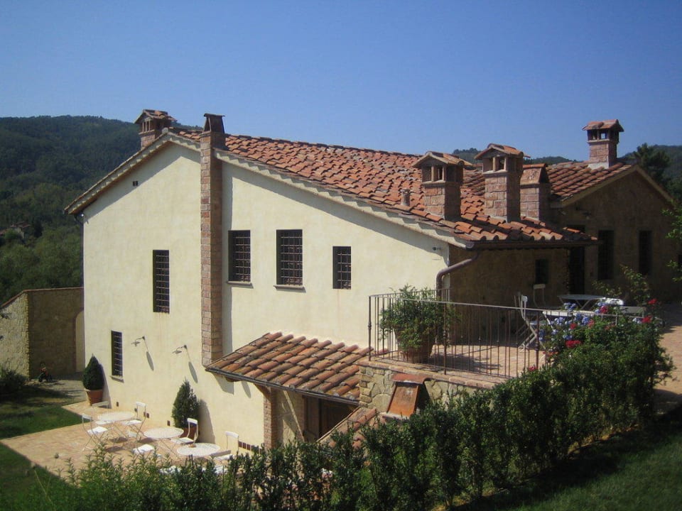 Haupthaus Rückseite Hotel Il Podere di Toscana