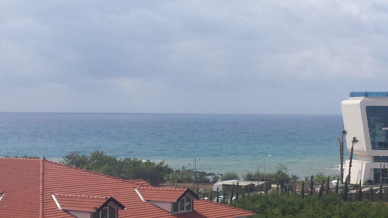Der Blick vom Zimmer auf das Meer  Hotel Magnolia