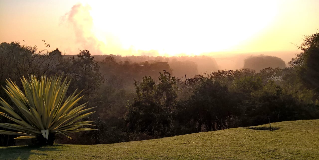 Ausblick The Victoria Falls Hotel