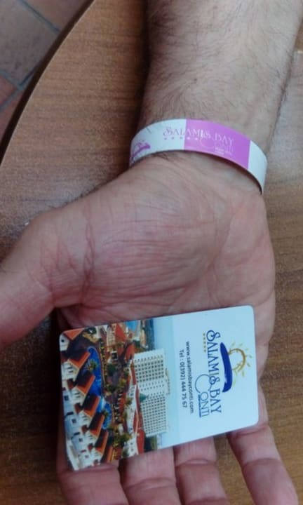 AI-Armband und Schlüsselkarte Salamis Bay Conti Resort Hotel & Casino