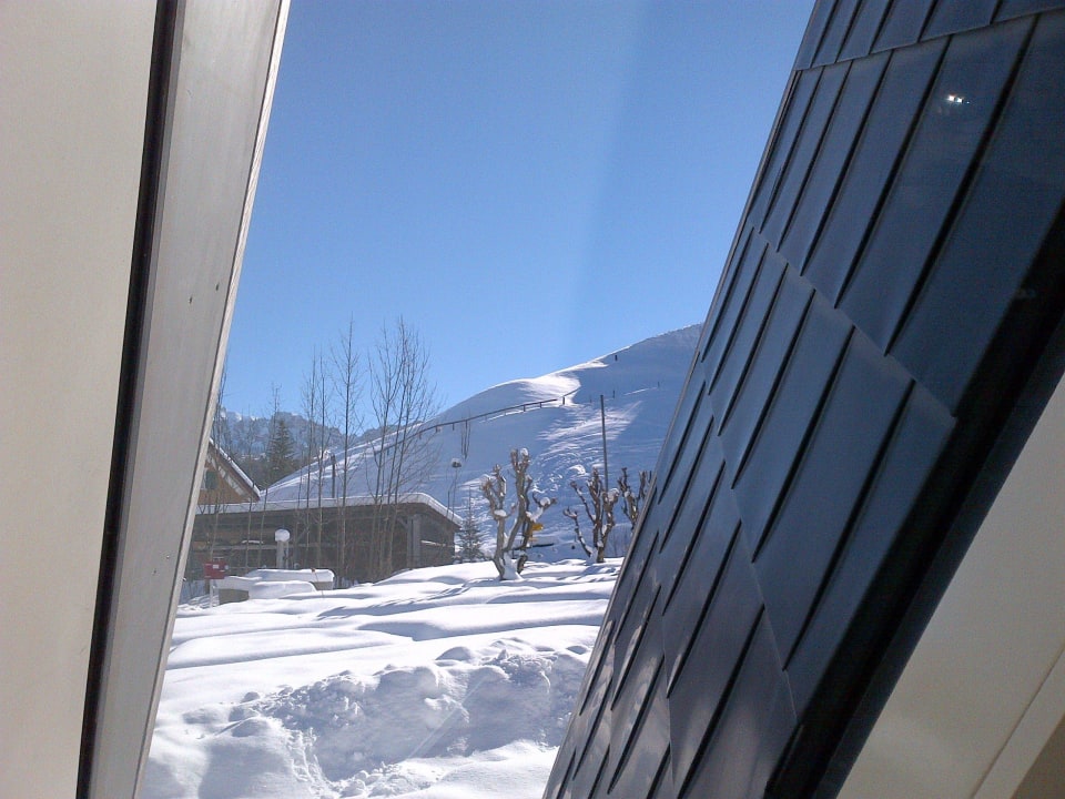 Blick aus dem Flik Flauder Hotel Hof Weissbad