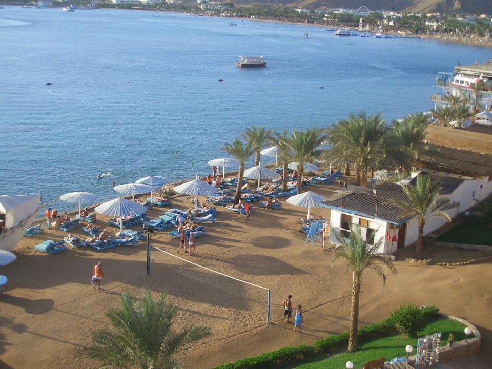 Strandabschnitt mitte und rechts Pickalbatros Aqua Blu Resort - Sharm El Sheikh