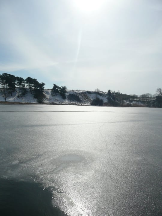 Kummerower See im Winter Hotel Gravelotte