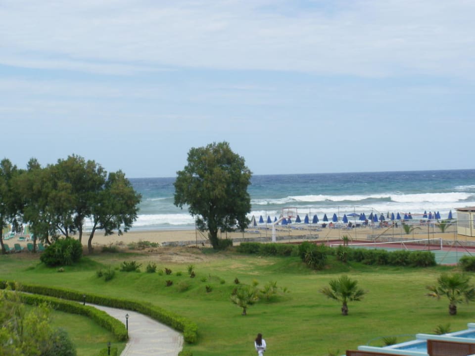 Blick zum Strand Mythos Palace Resort & Spa