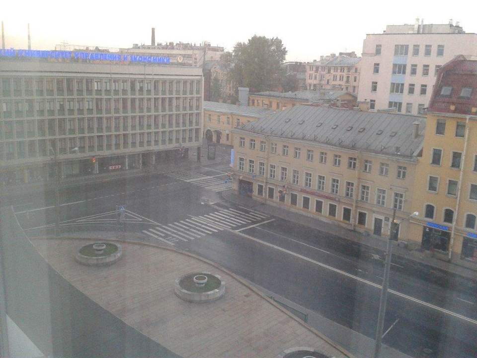 Ausblick seitlich AZIMUT Hotel St. Petersburg