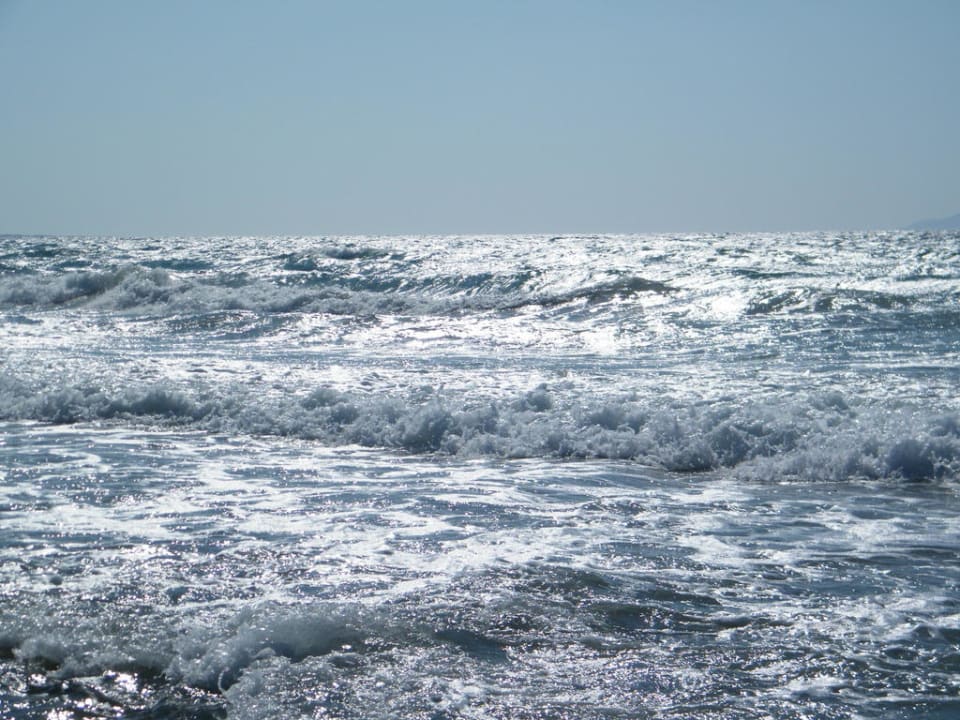 Piękne morze-pod wieczór Blue Lagoon Resort