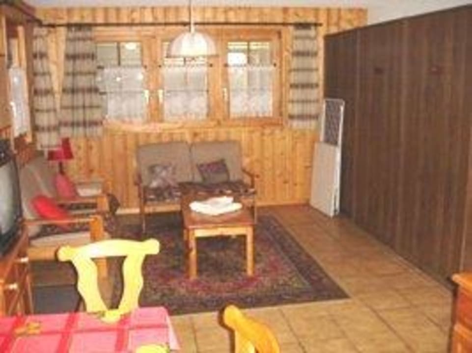 Wohnbereich Ferienhaus Aletschji