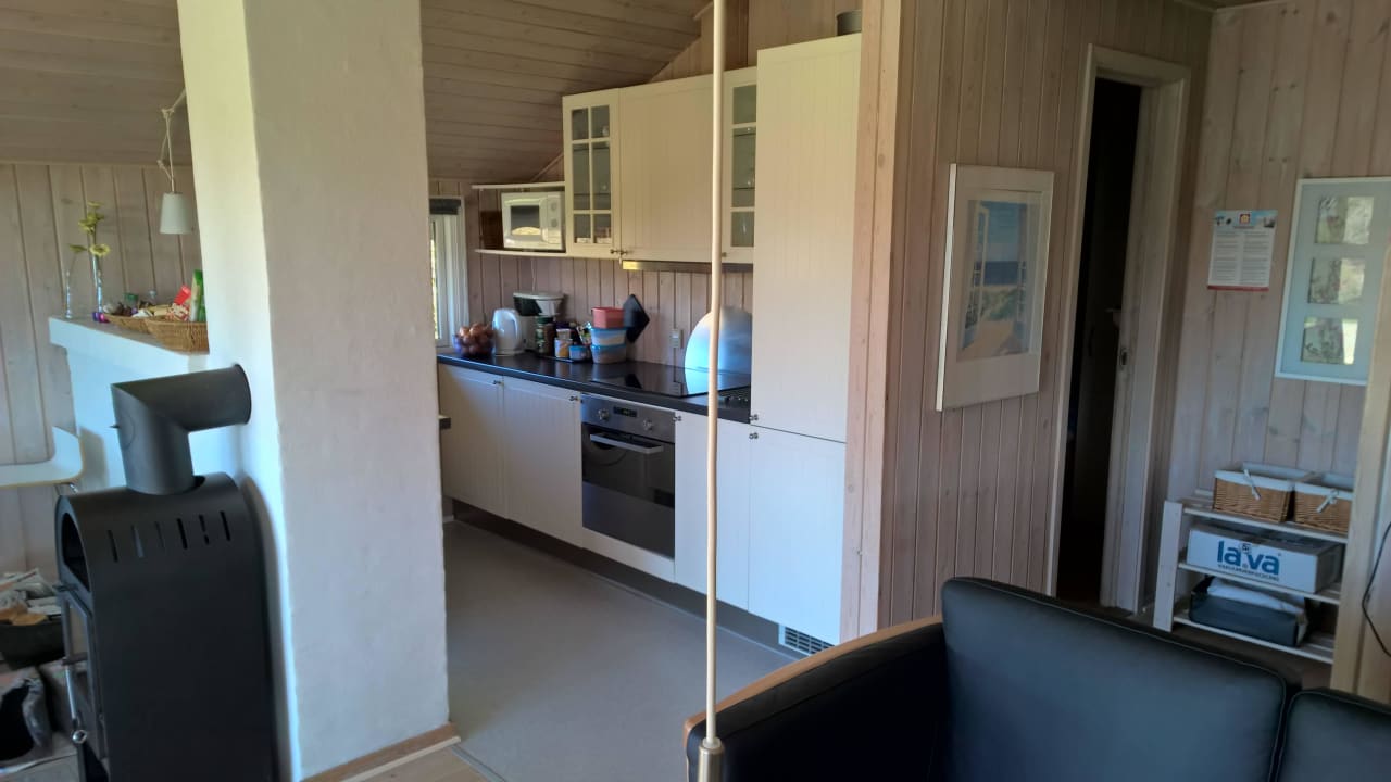 Wohn und Essbereich DanWest Ferienhaus 3496