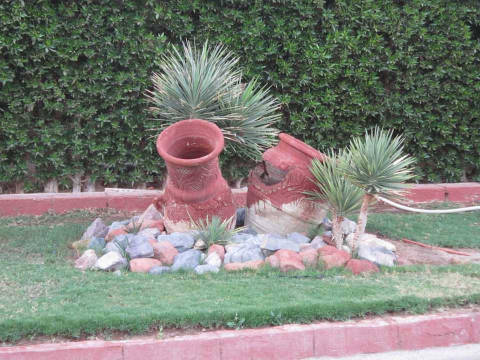 Kleine Details im Garten Pickalbatros Dana Beach Resort - Hurghada