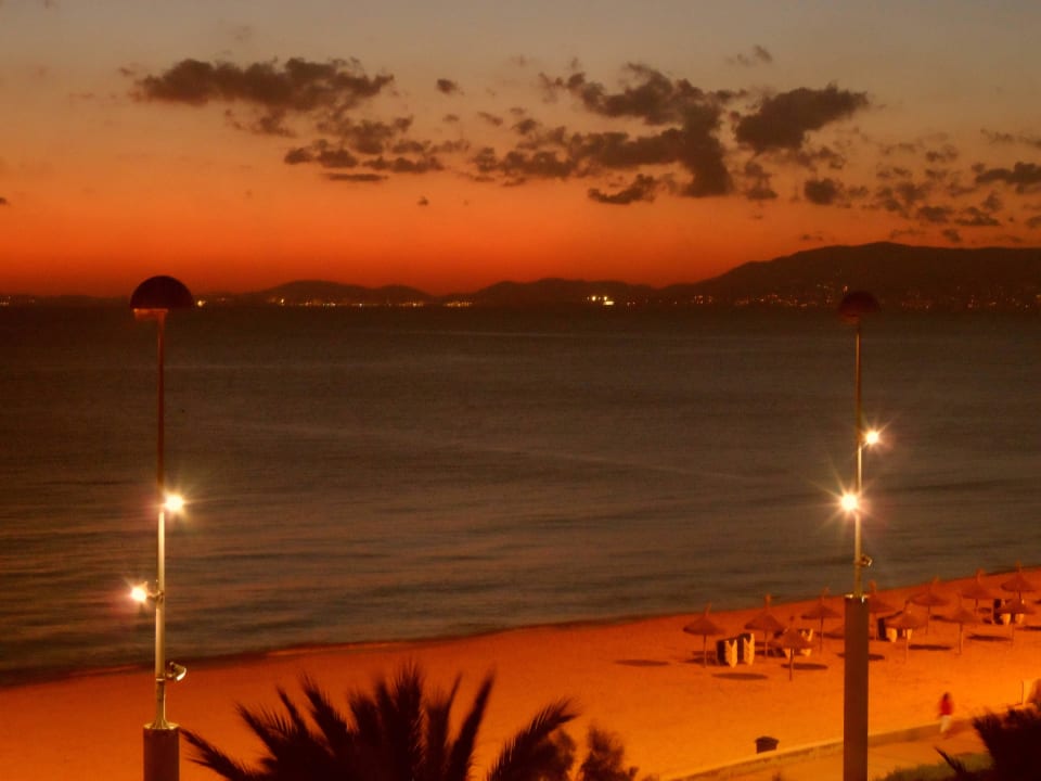 Abends - vom Balkon aus HSM Golden Playa