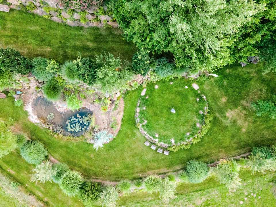 Gartenanlage Spirit & SPA Hotel Birkenhof am Elfenhain