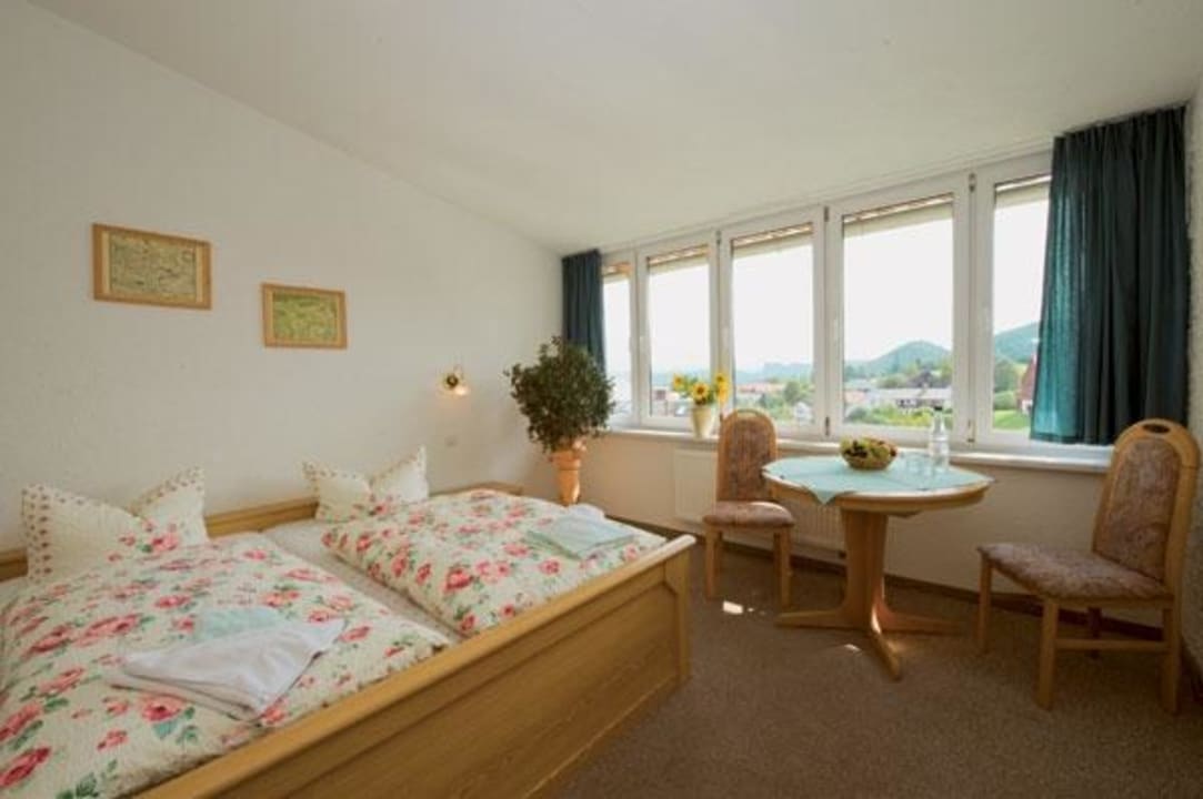 Doppelzimmer Hotel Erblehngericht Papstdorf