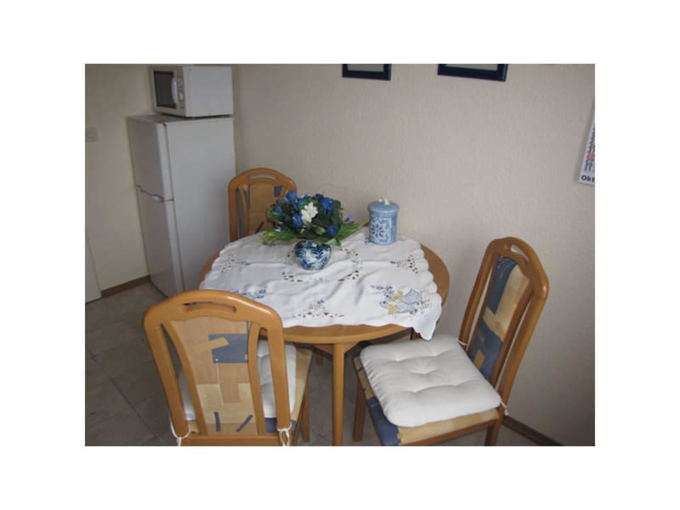 In der Küche kann man auch gemeinsam frühstücken Ankommen & Wohlfühlen