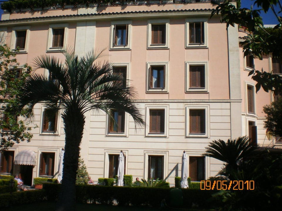 Palmen am Haus Grand Hotel Del Gianicolo