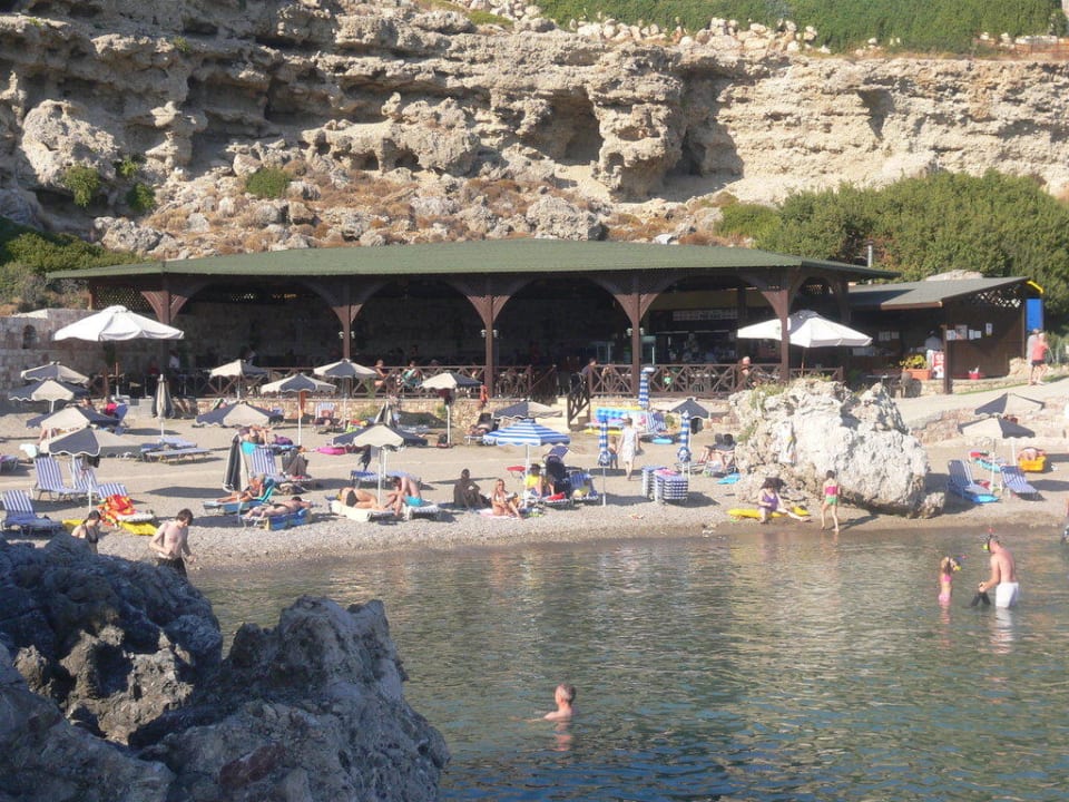 Strand und Beach Bar Roc Hotel Kalithea Horizon Royal