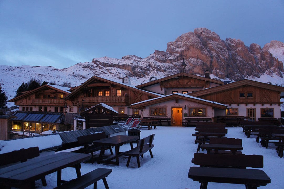 Das Almhotel Col Raiser im WInter Almhotel Col Raiser