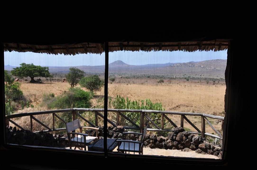 Blick aus dem Zimmer Rhino Valley Lodge