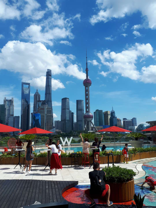 Ausblick W Shanghai - The Bund